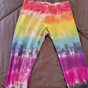 Tie Dye Capri Leggings